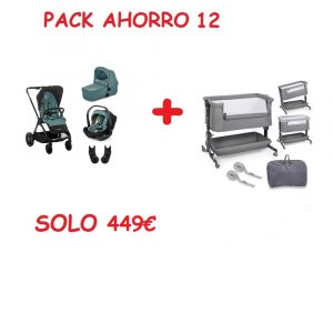 COCHECITO DUO VERDE + CUNA