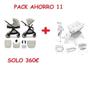 COCHECITO BENGUE + BAÑERA